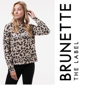 EUC Brunette The Label Cheetah ‘Blonde’ Sweater